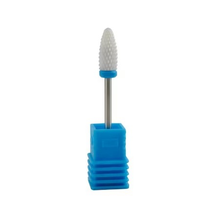 Cosmetice Unghii - Capat cilindric din ceramica,slefuit unghii,pentru freza electrica