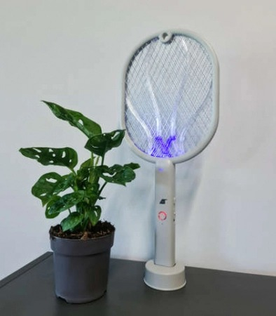 Capcana electrica tip paleta pentru muste si diverse insecte - Alb [1]