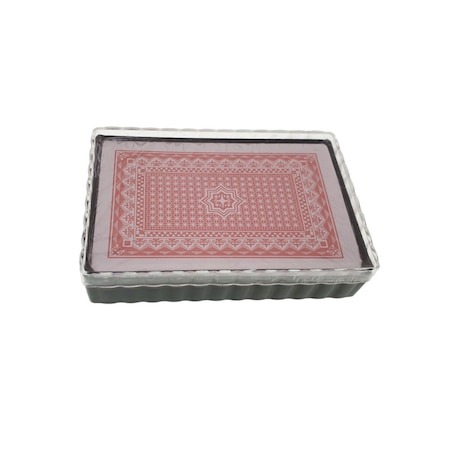 Table,Sah si Altele - Carti de joc,din plastic,54 bucati in cutie de depozitare 8.7x5.7 cm