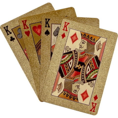 Carti de joc premium, rezistente si durabile la apa, suflate cu aur de 24k, poker, petreceri, ocazii speciale [1]