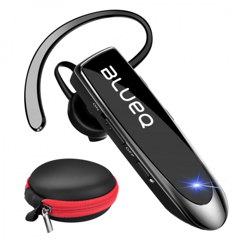 Casti si Boxe - Casti Bluetooth Power Blueq Q20 PRO, husa transport si protectie inclusa autonomie 24 ore, baterie 250 mAh