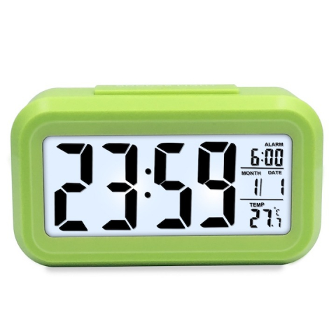 Electronice si electrocasnice - Ceas electronic cu afisare LED, alarma si termometru, verde