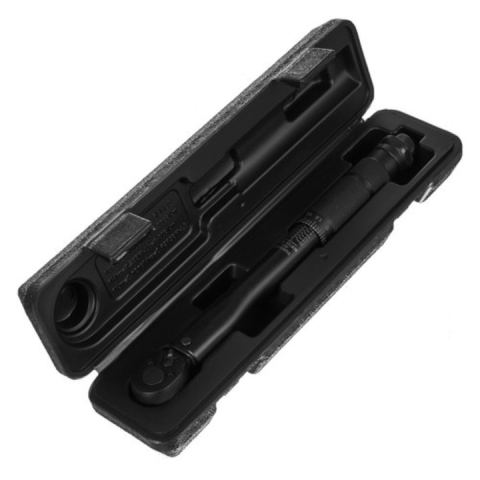 Cheie dinamometrica 1/4, cuplu reglabil 2–24 Nm, lungime ajustabila 25–27 cm, otel, husa inclusa [12]