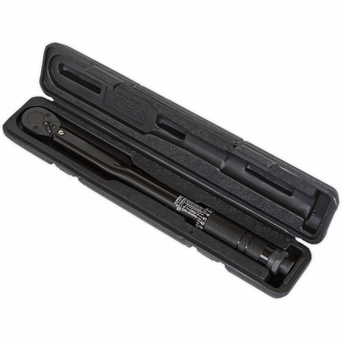 Cheie dinamometrica, dimensiune 3/8, otel, cuplu 7-112 Nm, lungime reglabila 34.5- 37 cm, cutie inclusa [8]