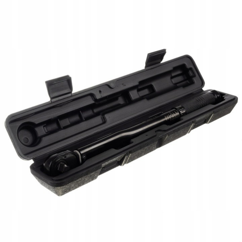Chei si clesti - Cheie dinamometrica, dimensiune 3/8, otel, cuplu 7-112 Nm, lungime reglabila 34.5- 37 cm, cutie inclusa