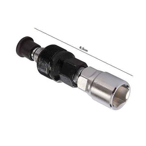 Cheie extractoare pentru pedale bicicleta, din otel, compatibil cheie 15, lungime 8.5 cm, patrata, negru/argintiu [5]