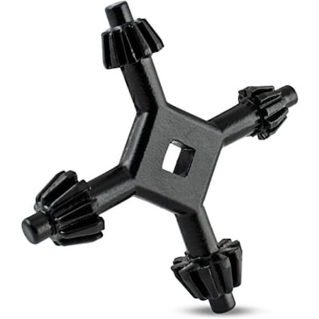 Chei si clesti - Cheie universala pentru mandrina de foraj HEX 4in1 - Negru