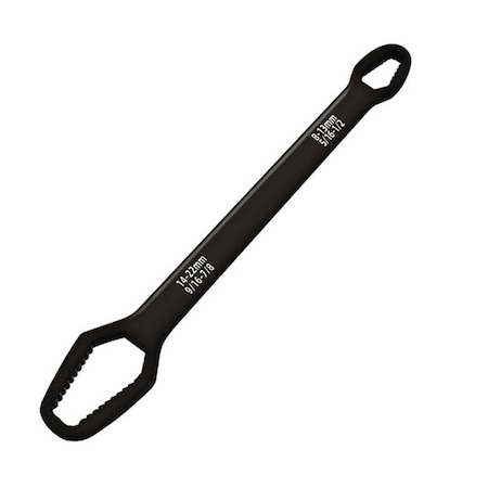 Chei si clesti - Cheie inelara universala cu clichet, reversibila, 8-22 mm - Negru
