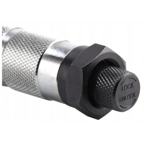 Cheie multifunctionala cu clichet, cuplu reglabil 5-25 Nm, otel cromat, 1/4”, 17.5 x 3 cm – precizie, durabilitate si utilizare versatila [1]