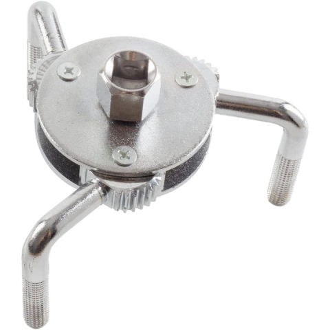 Cheie pentru filtrul de ulei, universala, 3 brate, metalica, argintie [6]