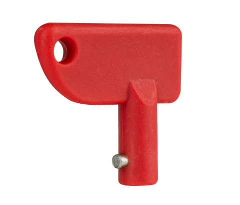 Chei si clesti - Cheie rosie pentru intrerupator principal baterie auto, maner din plastic