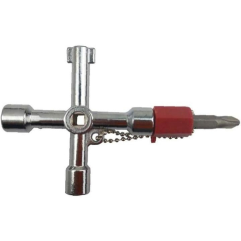 Cheie universala multifunctionala pentru tablouri electrice 6in1 - Argintiu [3]