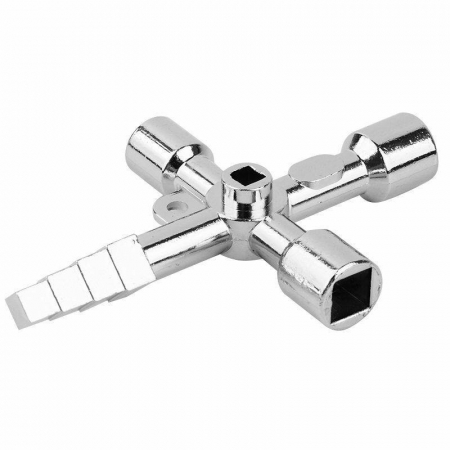 Chei si clesti - Cheie universala multifunctionala pentru tablouri electrice 5in1 - Gri