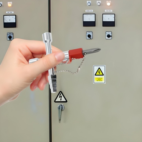 Cheie unviersala multifunctionala pentru panouri electrice 6in1 - Gri [2]