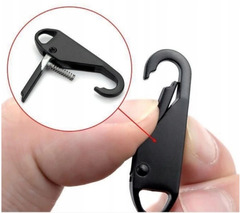 Cheita universala pentru fermoar, accesoriu reparatie fermoar pentru valize, rucsacuri, haine, jachete si corturi, negru [4]