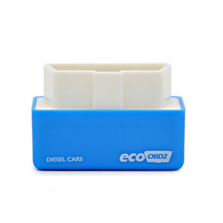 Gadgeturi auto - Chip tuning box ECO OBDII pentru reducerea consumului de motorina cu maxim 15% - Albastru