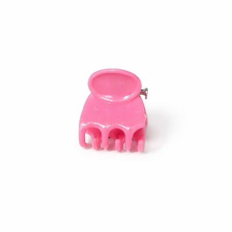 CASA & GRADINA - Clema par mini roz 1 cm, model clasic, accesoriu prindere pentru fete si femei