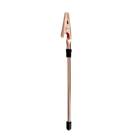 Clema pentru fixare bijuterii, bratari, incuietori, metalica, maner antiderapant, 15.5 cm, roz [13]
