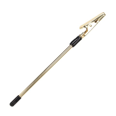 Mercerie - Clema prindere bratari, bijuterii, metalica, protectie anti-zgarieturi, 15.5 cm, auriu