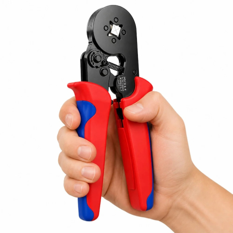 Cleste Profesional pentru Sertizare Papuci Terminali, 0.25-10 mm², cu Set 1800 Accesorii Izolate, Falci din Otel Calit, Cutie Organizare [6]