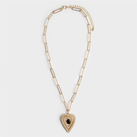 Bijuterii Avon - Colier Avon Pia Heart – eleganță strălucitoare, detalii perlate și rafinament cu inimă