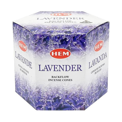 Odorizante - Conuri parfumate aromaterapie lavanda backflow 40 buc, relaxare, improspatare aer, meditatie si ambient calm