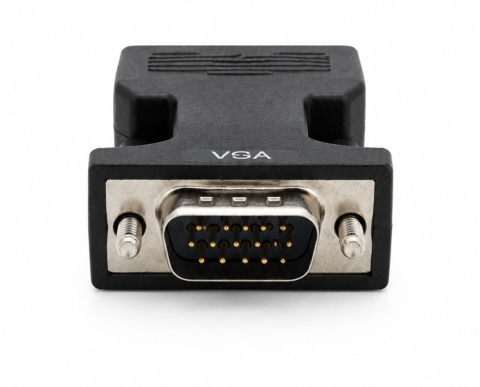 Convertor negru VGA la HDMI cu audio, adaptor video 1080P pentru PC, laptop, monitor, televizor si proiector, cablu USB si jack 3.5 mm incluse [3]