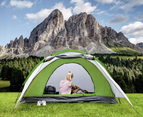 Cort camping 2–4 persoane – modele multiple, 1 camera, impermeabile, cu plasa de tantari, pentru camping, drumetii si activitati outdoor [3]
