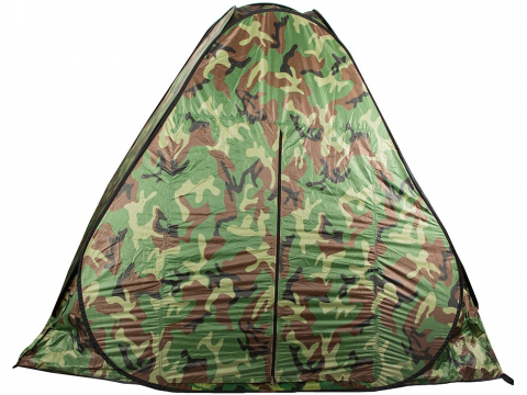 Cort camping pentru 4 persoane, 200 x 200 x 130 cm, cu husa, impermeabil, model camuflaj [3]