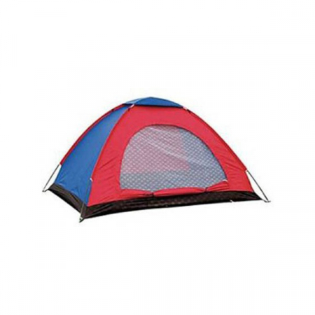 Cort camping cu plasa anti insecte,pentru 2-3 persoane,190x190x123 cm - Albastru/Rosu [3]