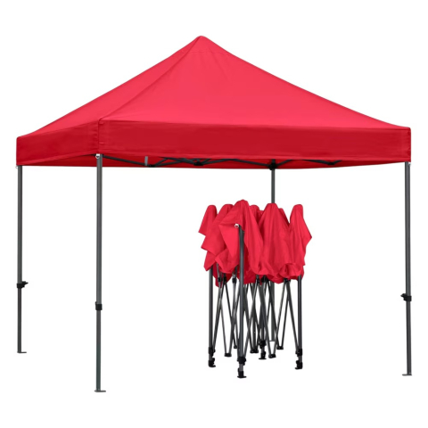 SPORT ȘI ACTIVITĂȚI - Cort tip Pavilion 3x3 m, pliabil tip armonica, structura metalica solida, prelata impermeabila, protectie UV, pentru gradina, terasa, curte si evenimente