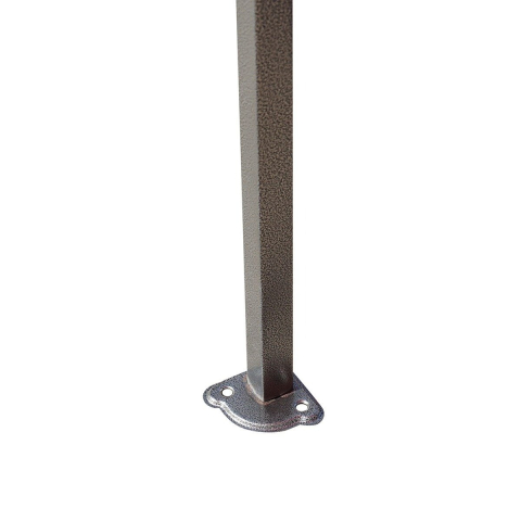 Cort tip pavilion, 3x6 m, perete lateral de 12 m, pliabil, poliester impermeabil, rosu [5]