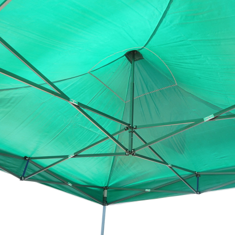 Cort tip pavilion, cadru metalic, pliabil, inaltime reglabila, verde, 3x3 m [5]