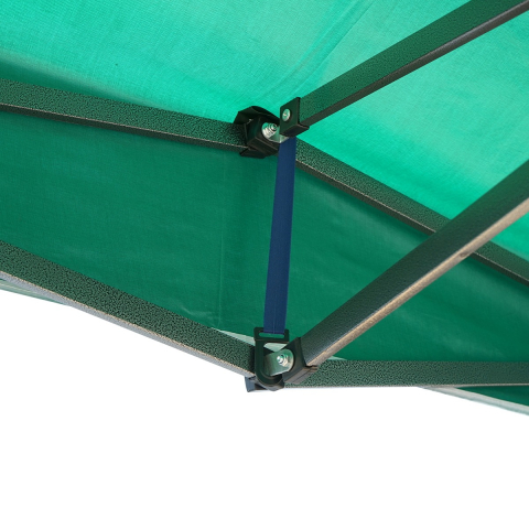 Cort tip pavilion, cadru metalic, pliabil, inaltime reglabila, verde, 3x3 m [4]