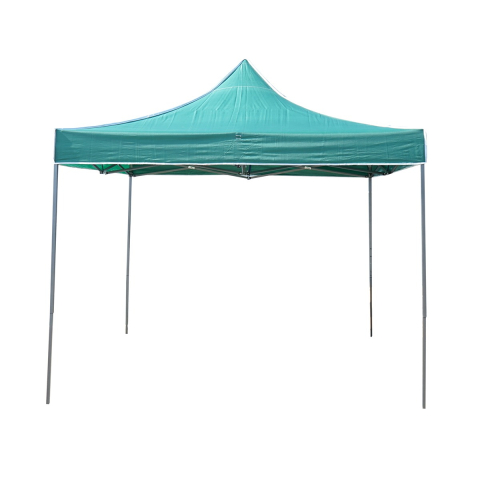 Cort tip pavilion, cadru metalic, pliabil, inaltime reglabila, verde, 3x3 m [6]