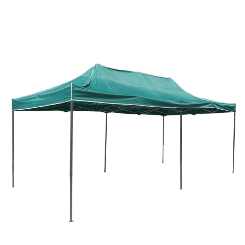 Cort tip pavilion, cadru metalic, pliabil, inaltime reglabila, verde, 3x6 m [6]