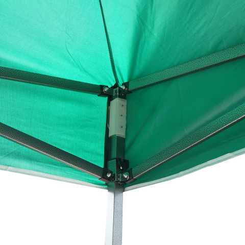 Cort tip pavilion, cadru metalic, pliabil, inaltime reglabila, verde, 3x6 m [1]