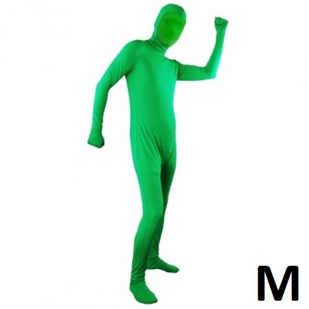 Becuri & Accesorii - Costum verde Chroma-key universal pentru studio si filmari,marime 170 cm - M