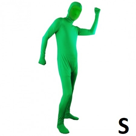 Becuri & Accesorii - Costum verde Chroma-key universal pentru studio si filmari,marime 160 cm - S