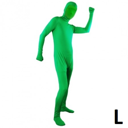 Becuri & Accesorii - Costum verde Chroma-key universal pentru studio si filmari,marime 180 cm - L