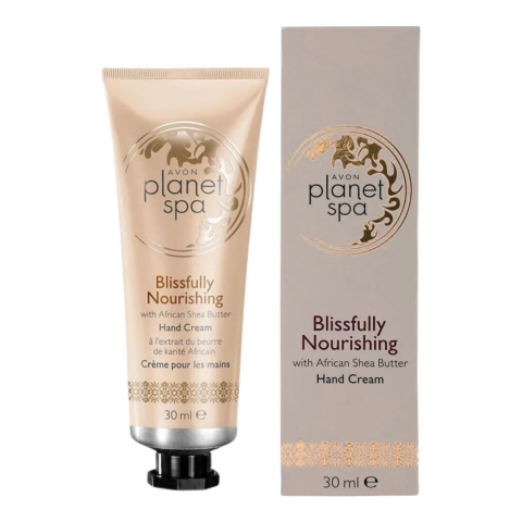 ÎNGRIJIRE PERSONALĂ - Crema hidratanta pentru maini cu unt de shea, 30 ml, pentru piele normala, hranire profunda, catifelare si absorbtie rapida, Avon Planet Spa