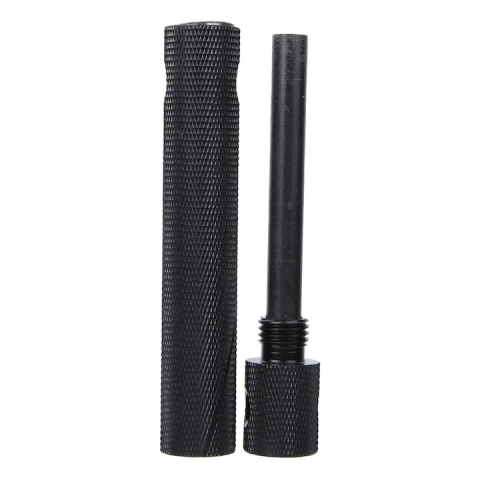 Kit multifunctional pentru aprinderea focului, supravietuire, camping, drumetii, rigla, busola, desfacator sticle, carcasa aluminiu, lant 40 cm, negru [9]