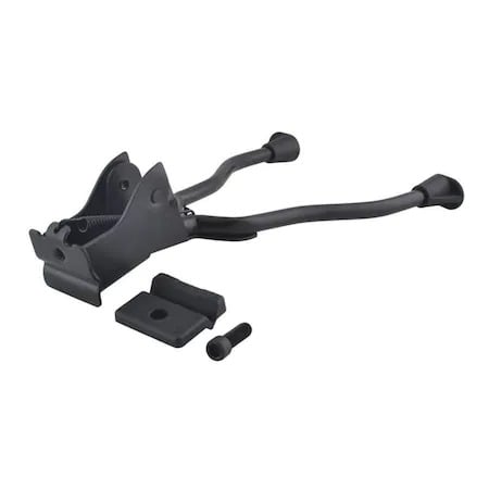 Cric dublu bicicleta, metal, 33.5x21 cm, cu picioare anti-derapante, negru [6]