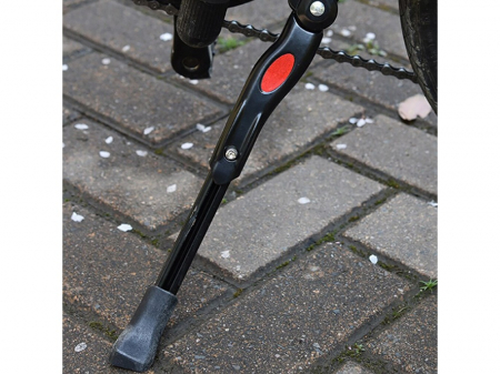 Cric universal de biciclete cu clema de fixare, aliaj de aluminiu, suruburi incluse - Negru [3]
