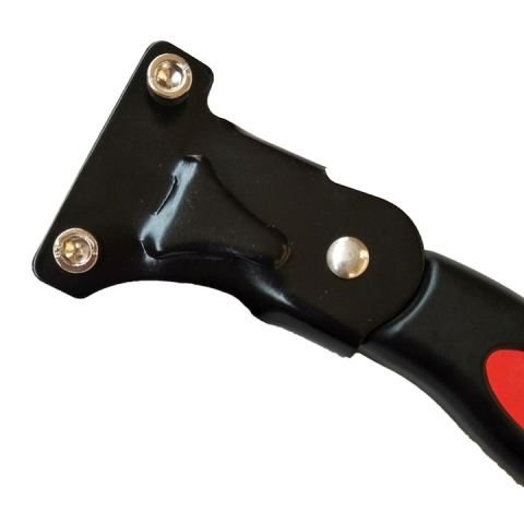 Cric universal reglabil pentru bicicleta, aluminiu, picior anti-alunecare, inaltime 26–30 cm, negru [3]