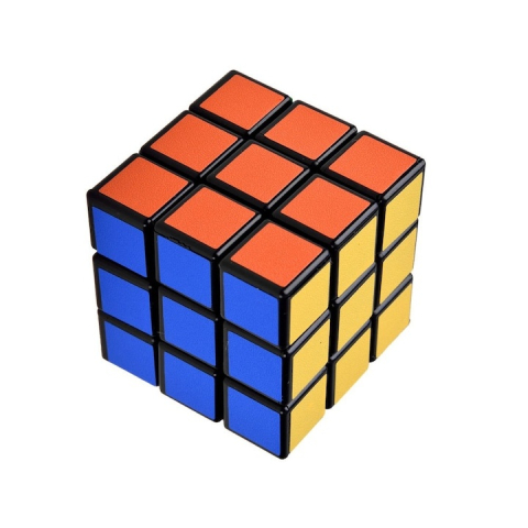 JOCURI ȘI JUCĂRII - Cub magic Speed Cube 3x3, 6 x 6 x 6 cm, joc de inteligenta profesional, ABS, multicolor, pentru copii si adulti, +6 ani