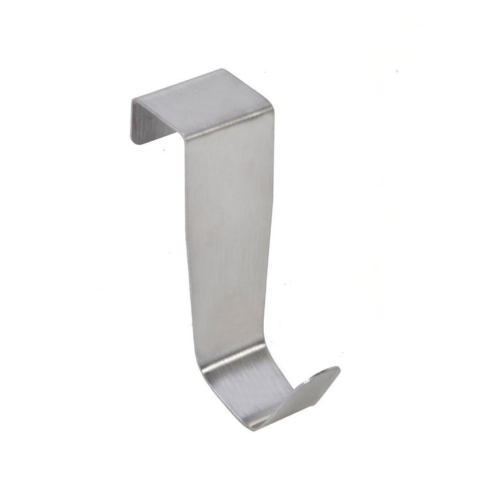 Diverse uz casnic - Cuier pentru usa, inox, 9 cm, argintiu