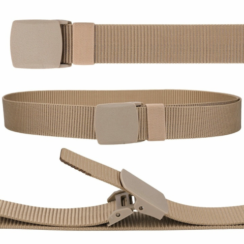 Curea barbati din nylon ajustabila, design fara gauri, catarama din plastic rezistent, 120 cm, bej – confort, durabilitate si stil modern [7]