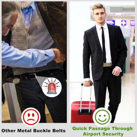 Curea barbati din nylon ajustabila, design fara gauri, catarama din plastic rezistent, 120 cm, bej – confort, durabilitate si stil modern [1]