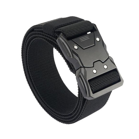 SPORT ȘI ACTIVITĂȚI - Curea tactica, reglabila, textil/metal, negru